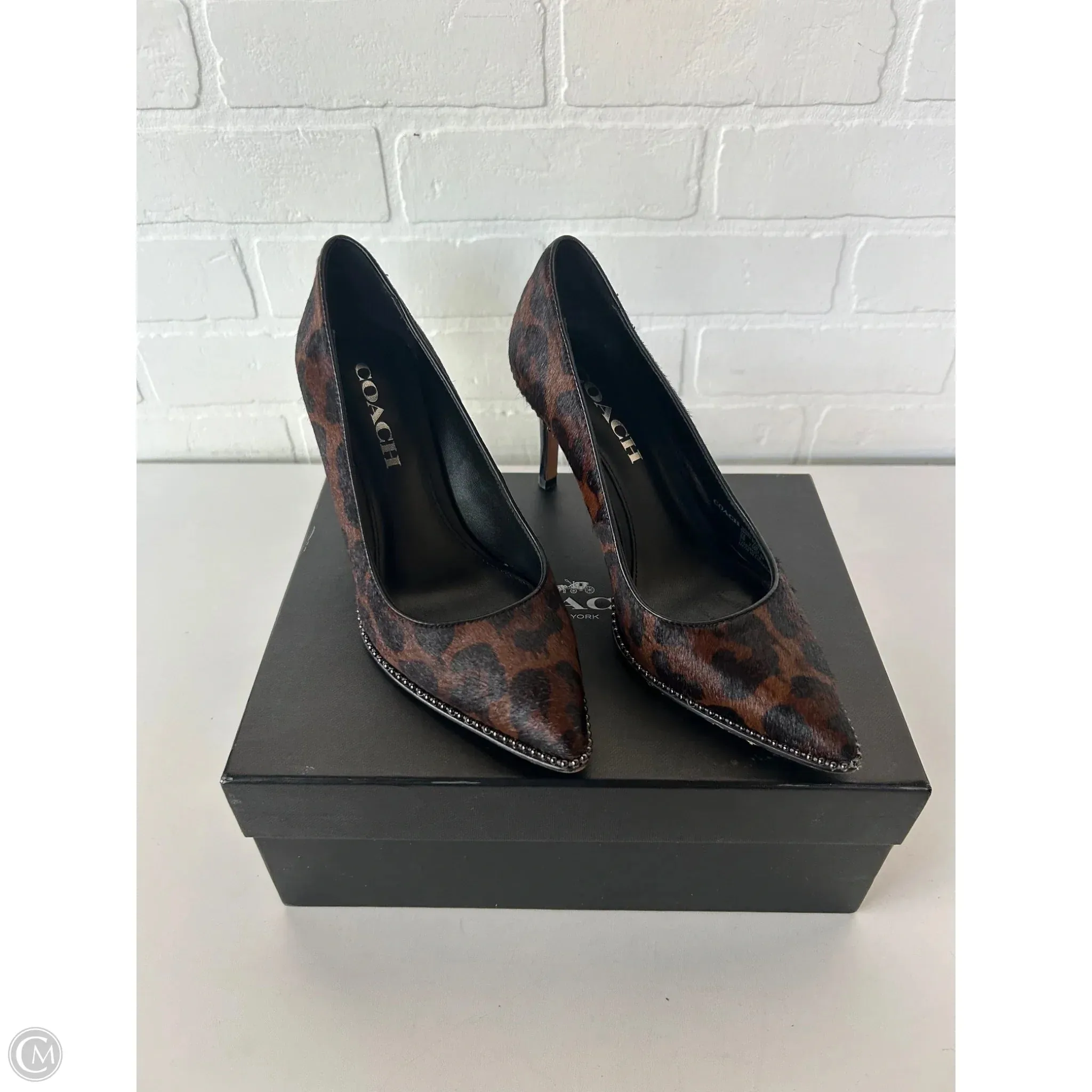 Light Step Shoes Designer By Coach In Black & Brown, Size: 6