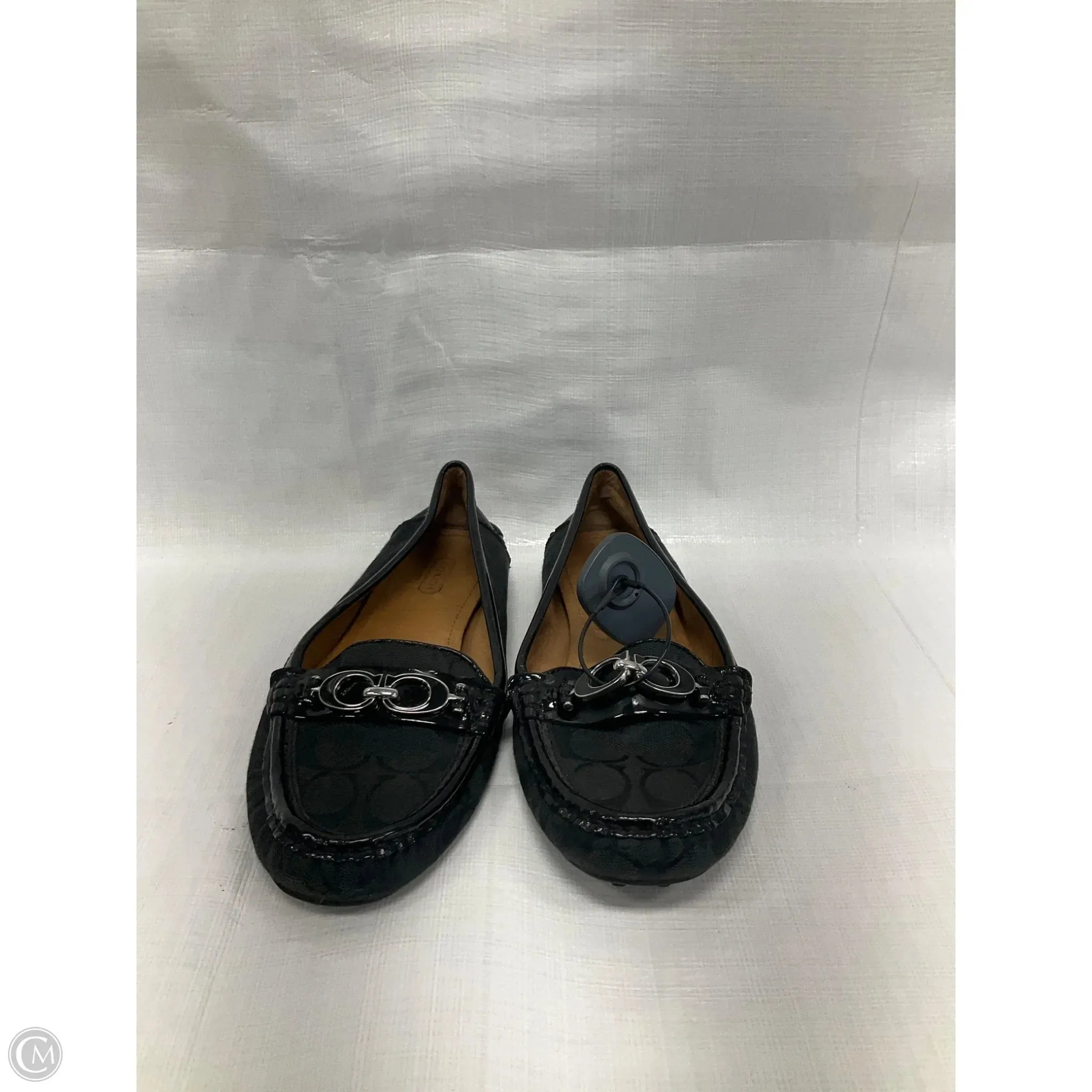 Shoes Designer By Coach In Black & Brown, Size: 7.5 Rain Guard