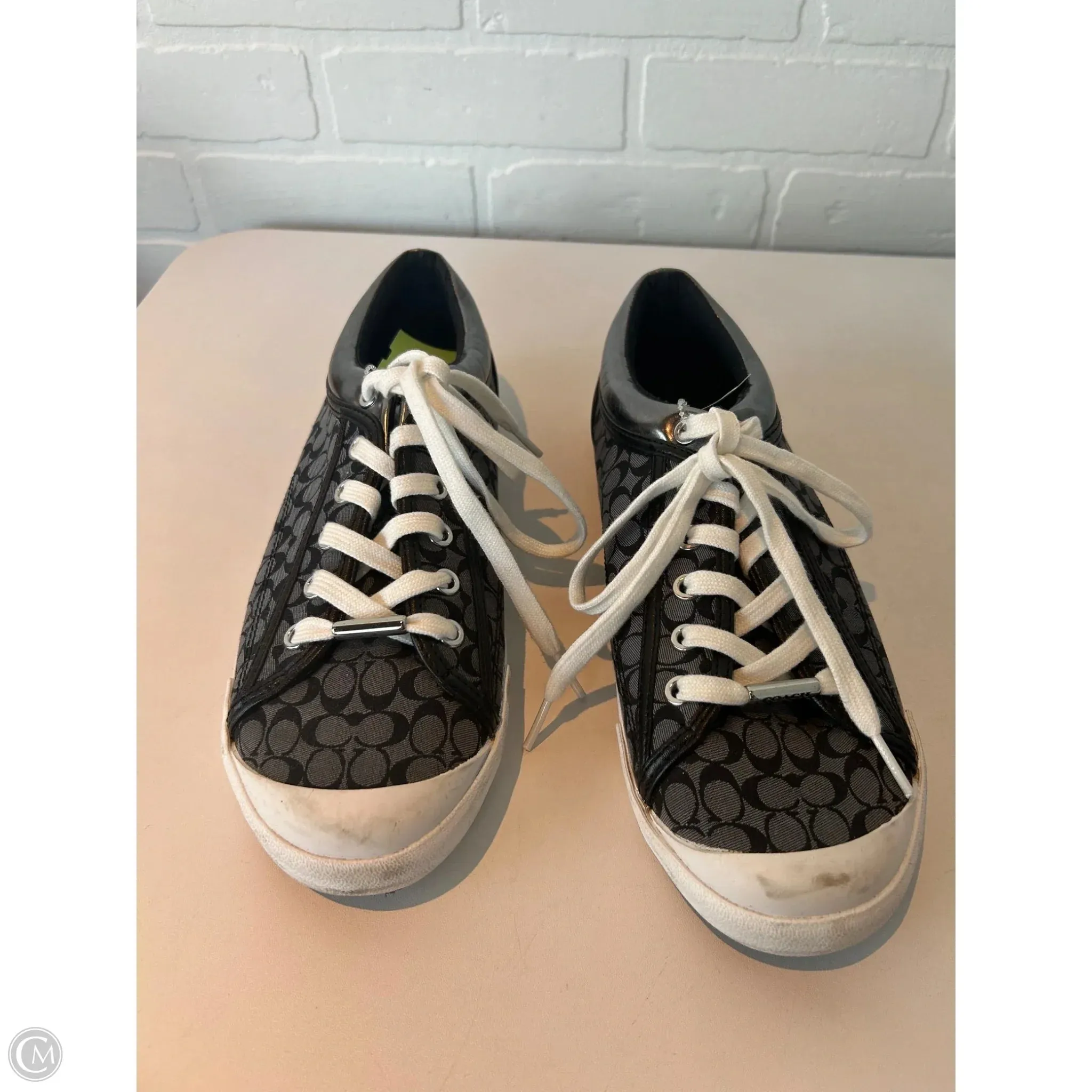 Shoes Designer By Coach In Black & White, Size: 10 Torsional Stability System