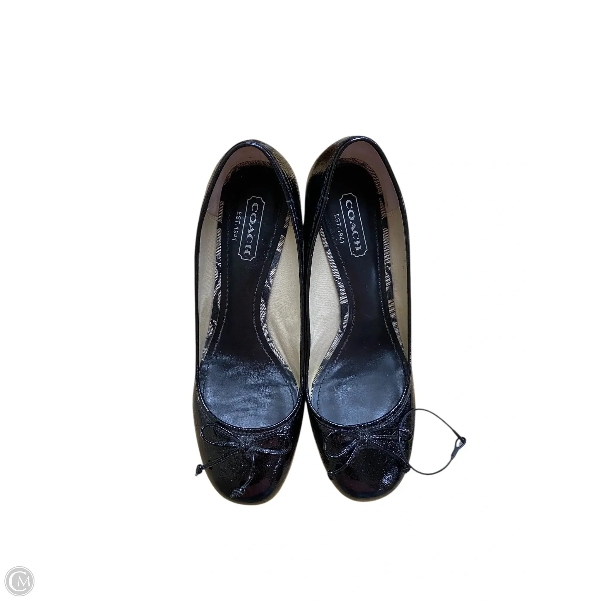 Ventilation Ports Shoes Designer By Coach In Black, Size: 10