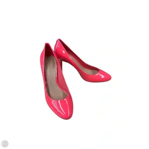 Shoes Designer By Coach In Coral, Size: 8.5 Balanced Heel Counter