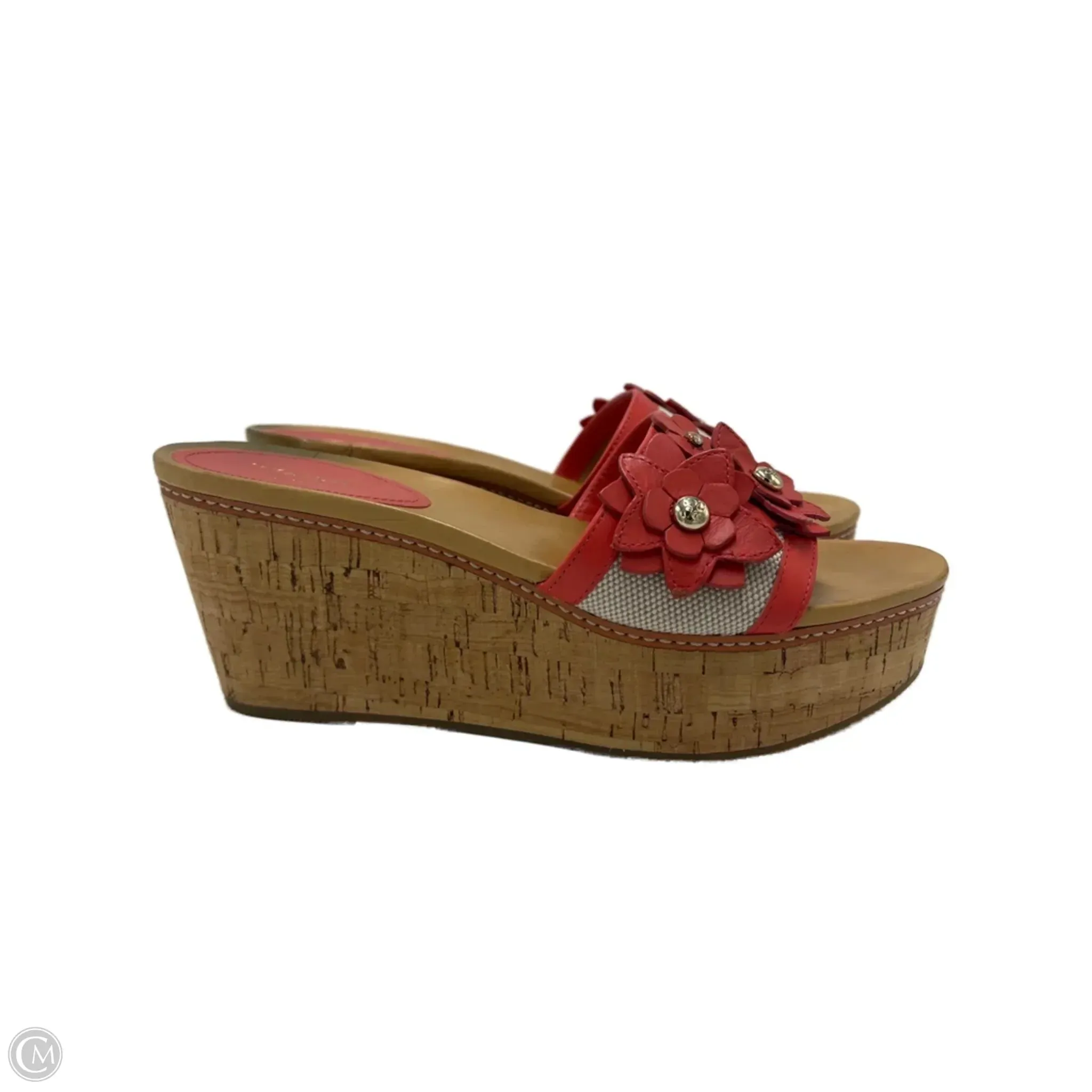 Shoes Designer By Coach In Coral, Size: 9 Park Step Padded Comfort Wellness Seekers