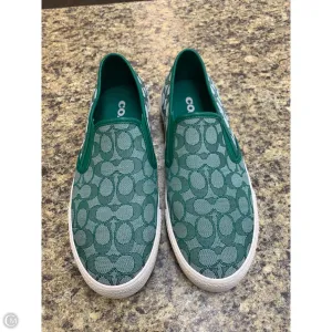 Shoes Designer By Coach In Green, Size: 12 sports Compression Molded Midsole