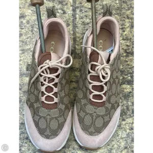 Shoes Designer By Coach In Pink & Tan, Size: 9 Breathable Airflow Channels Fast pace