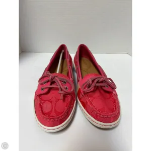 group walk Shoes Designer By Coach In Pink, Size: 9