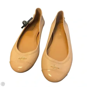 Craftsmanship Reinforced Seams Shoes Designer By Coach In Tan, Size: 7