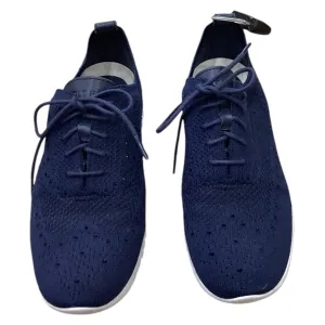 Non Slip Wellness Seekers Shoes Designer By Cole-haan In Navy, Size: 8