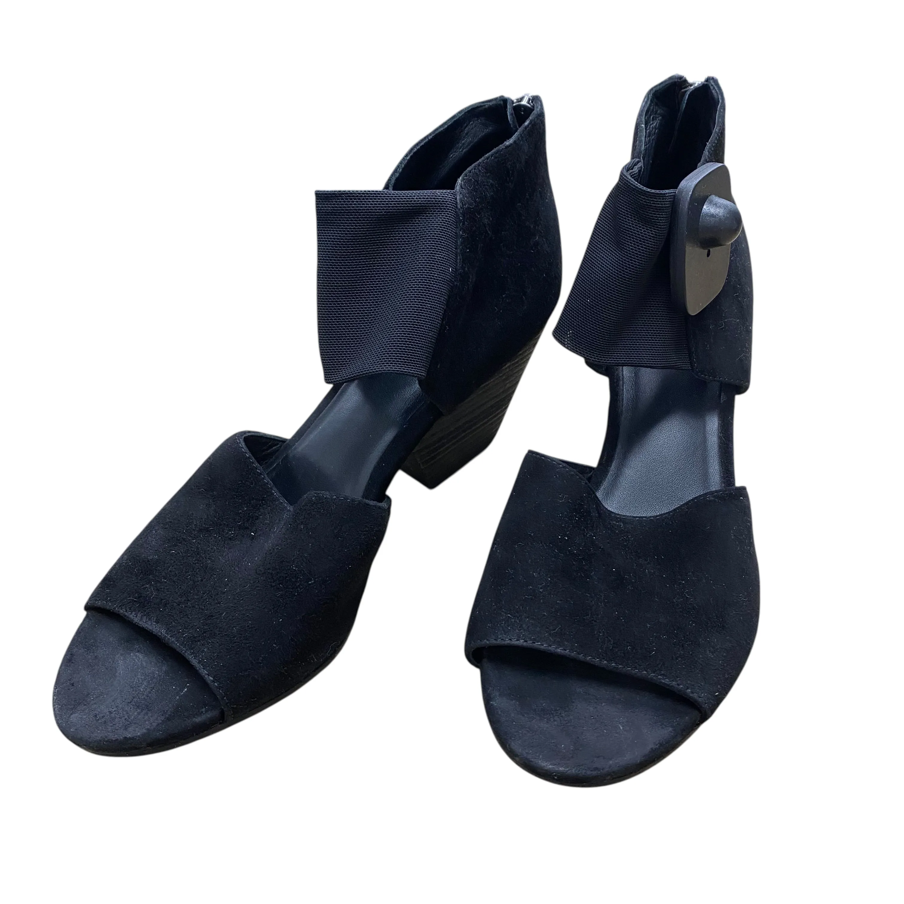 Green Core Breathable Shoes Designer By Eileen Fisher In Black, Size:8.5