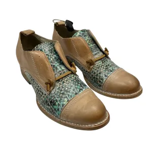 Shoes Designer By Freebird In Brown, Size:8 Shine Tone Tech Knit