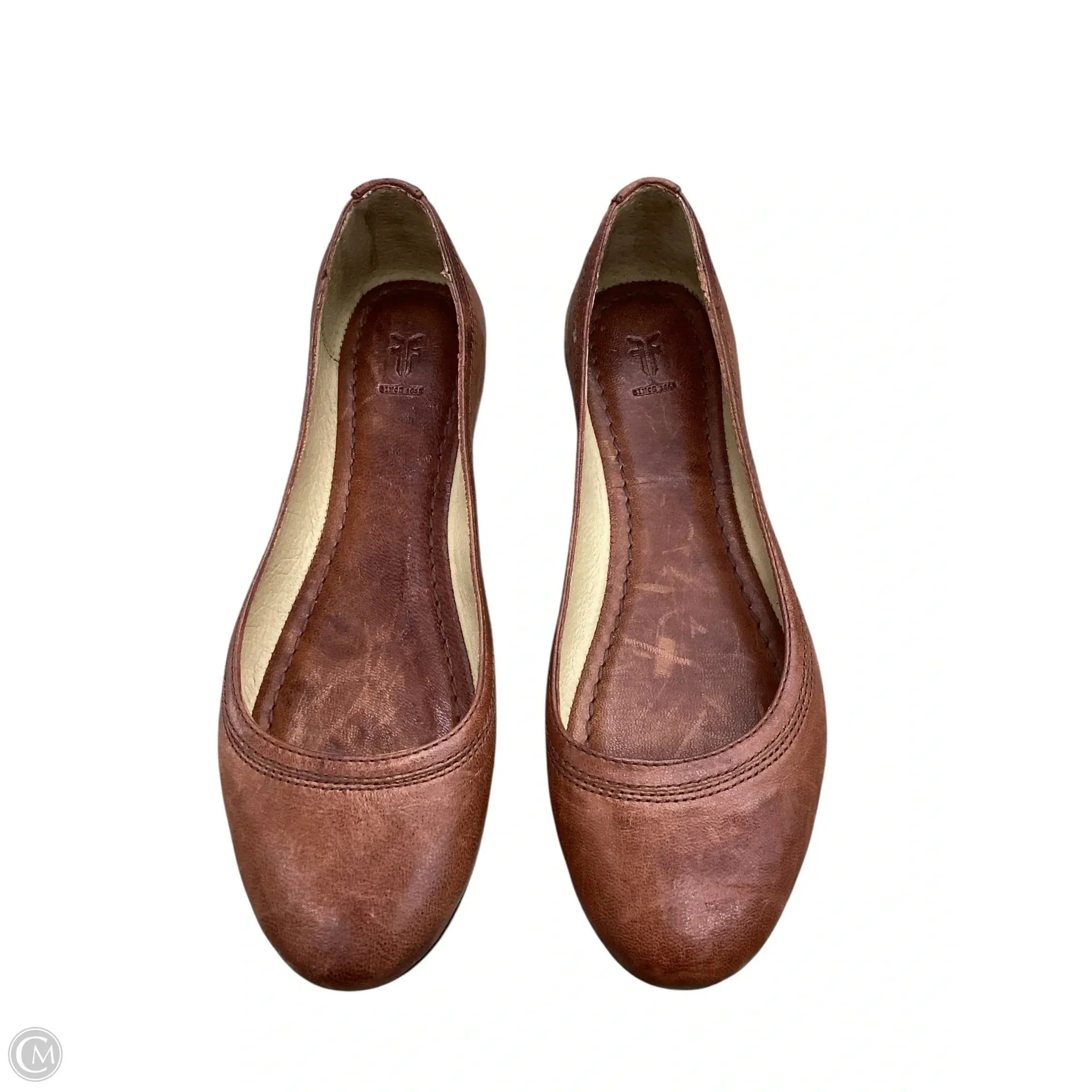 Compression Molded Midsole Wardrobe Base Shoes Designer By Frye In Brown, Size: 7.5