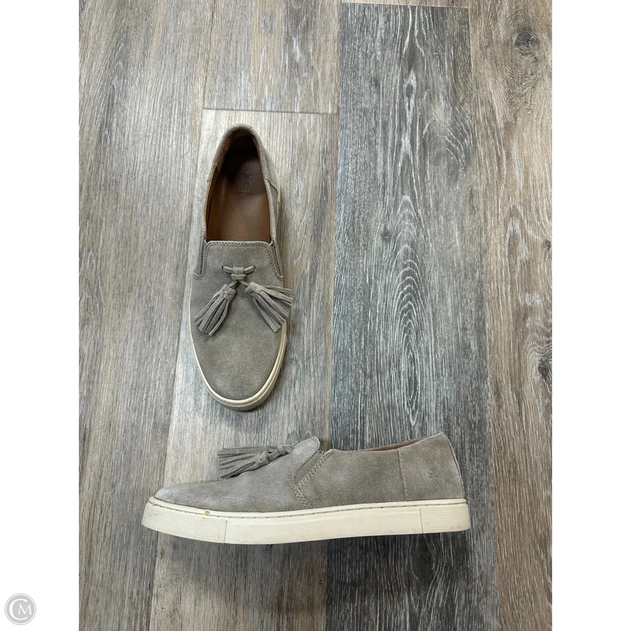 Shoes Designer By Frye In Taupe, Size: 7 Firm Lock Sole Soft