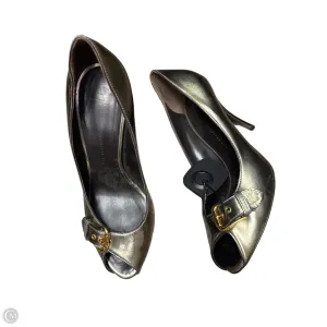 Shoes Designer By Giuseppe Zanotti In Gold, Size: 7.5 material Torsional Stability System