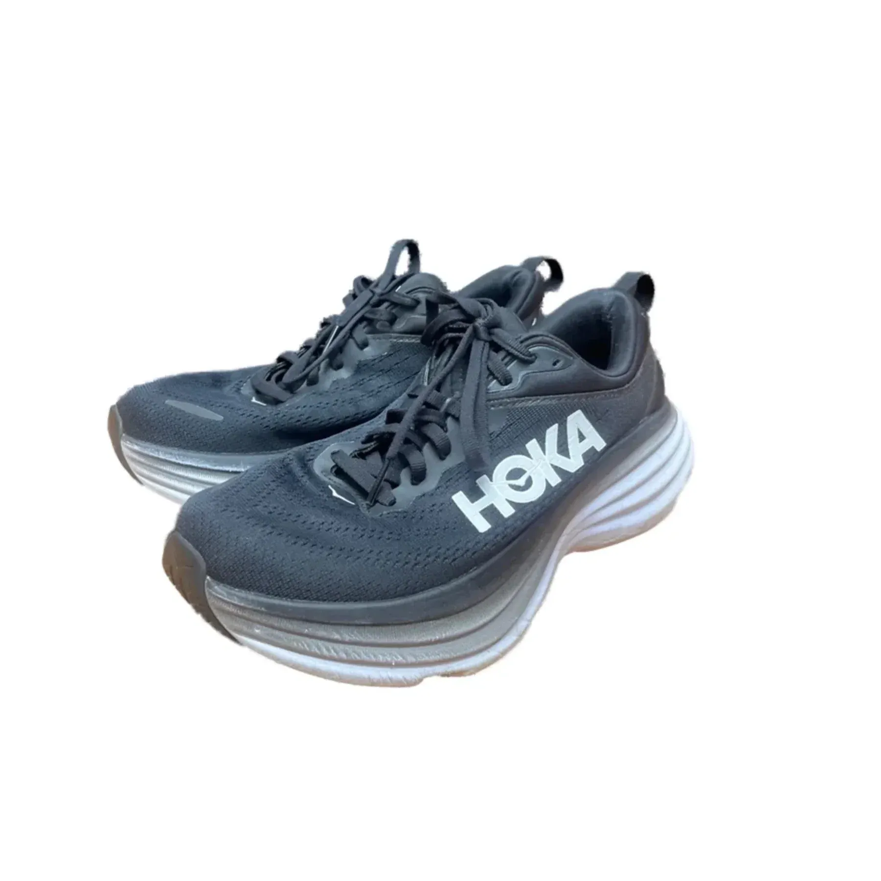 Shoes Designer By Hoka In Black, Size: 7.5 French Soft