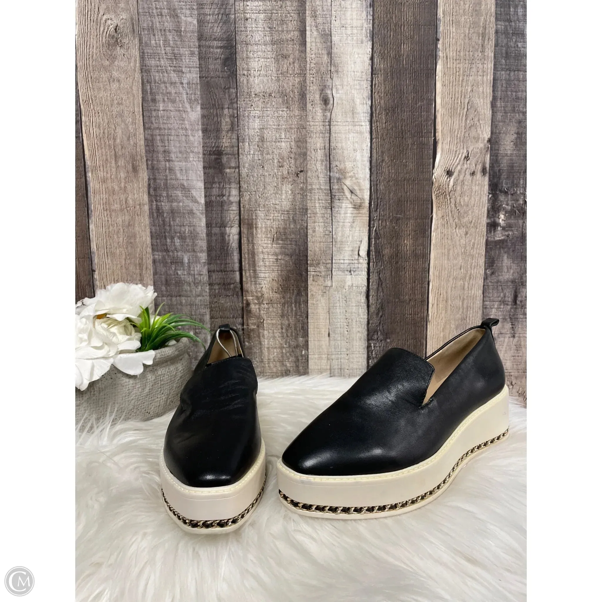 Cosmic Glow Elastic Shoes Designer By Karl Lagerfeld In Black, Size: 6