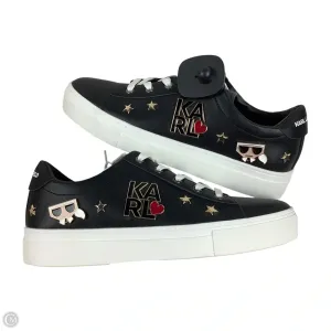 Shoes Designer By Karl Lagerfeld In Black, Size: 8.5 Rain Step Island Step