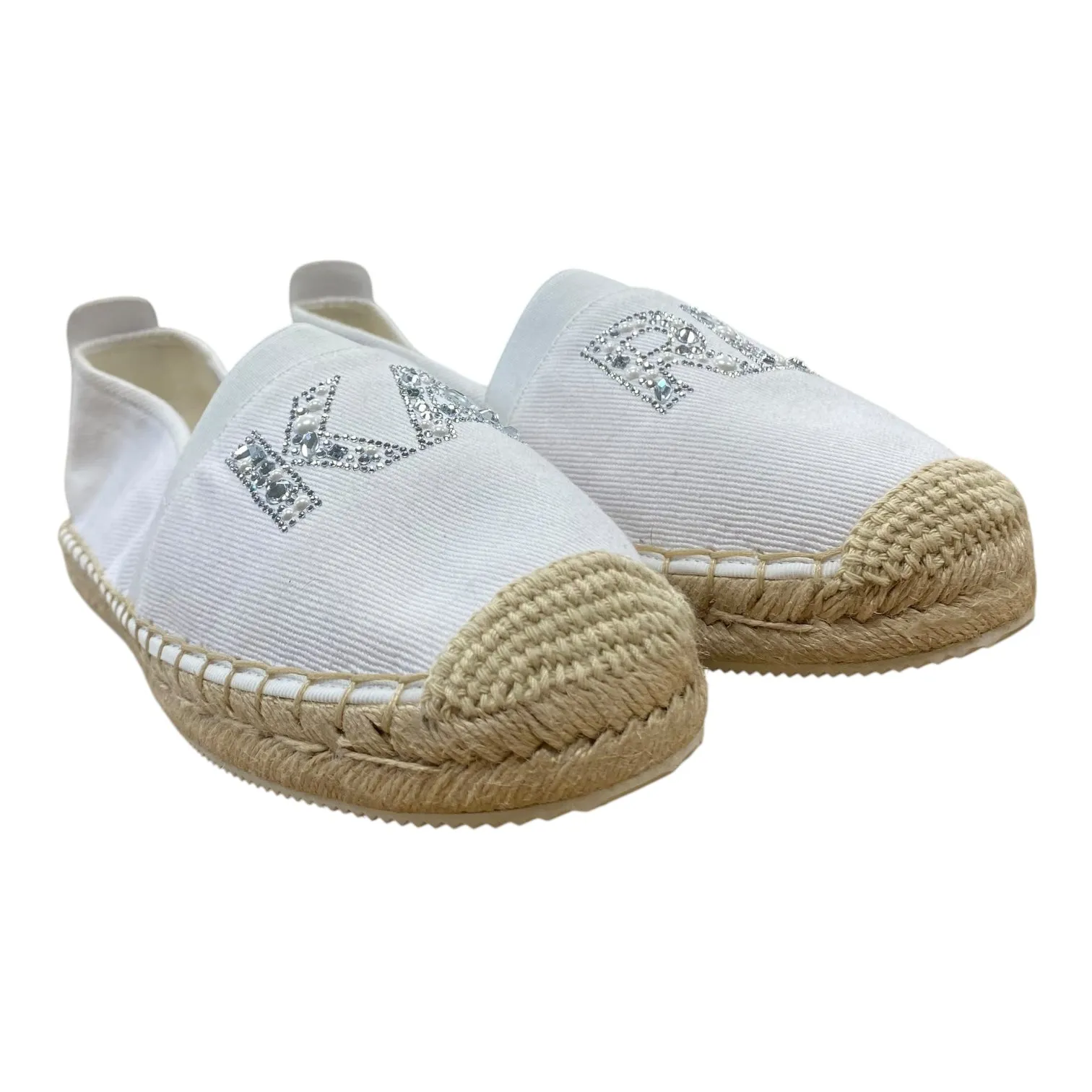 Global Fit SHOES DESIGNER by KARL LAGERFELD In WHITE, Size: 11