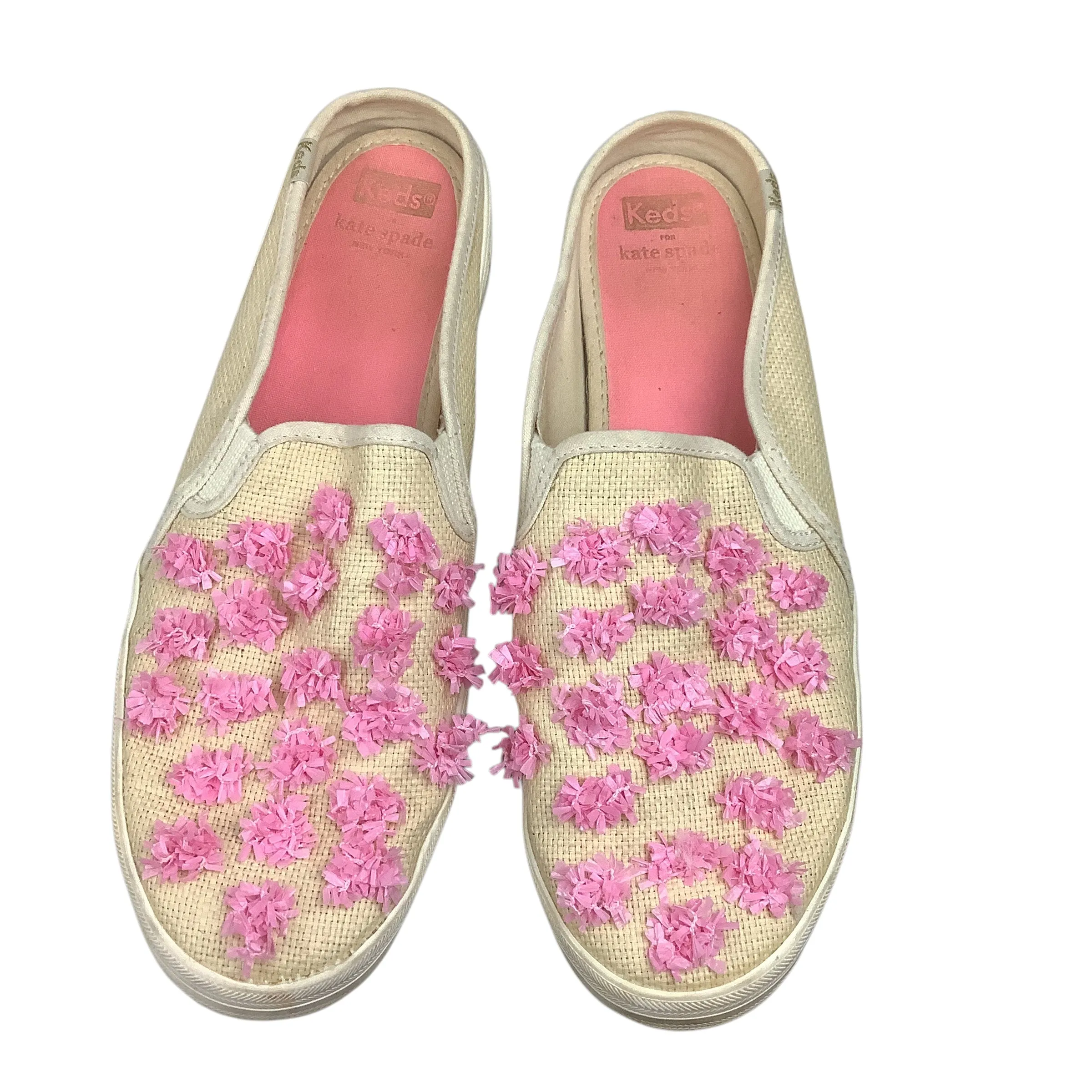 Shoes Designer By Kate Spade In Pink & Tan, Size: 10 Shockproof