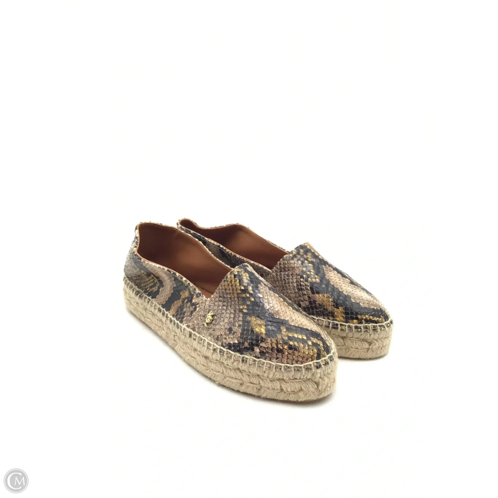 Shoes Designer By Kurt Geiger In Snakeskin Print, Size: 10 Fur Trim Fashion Glow