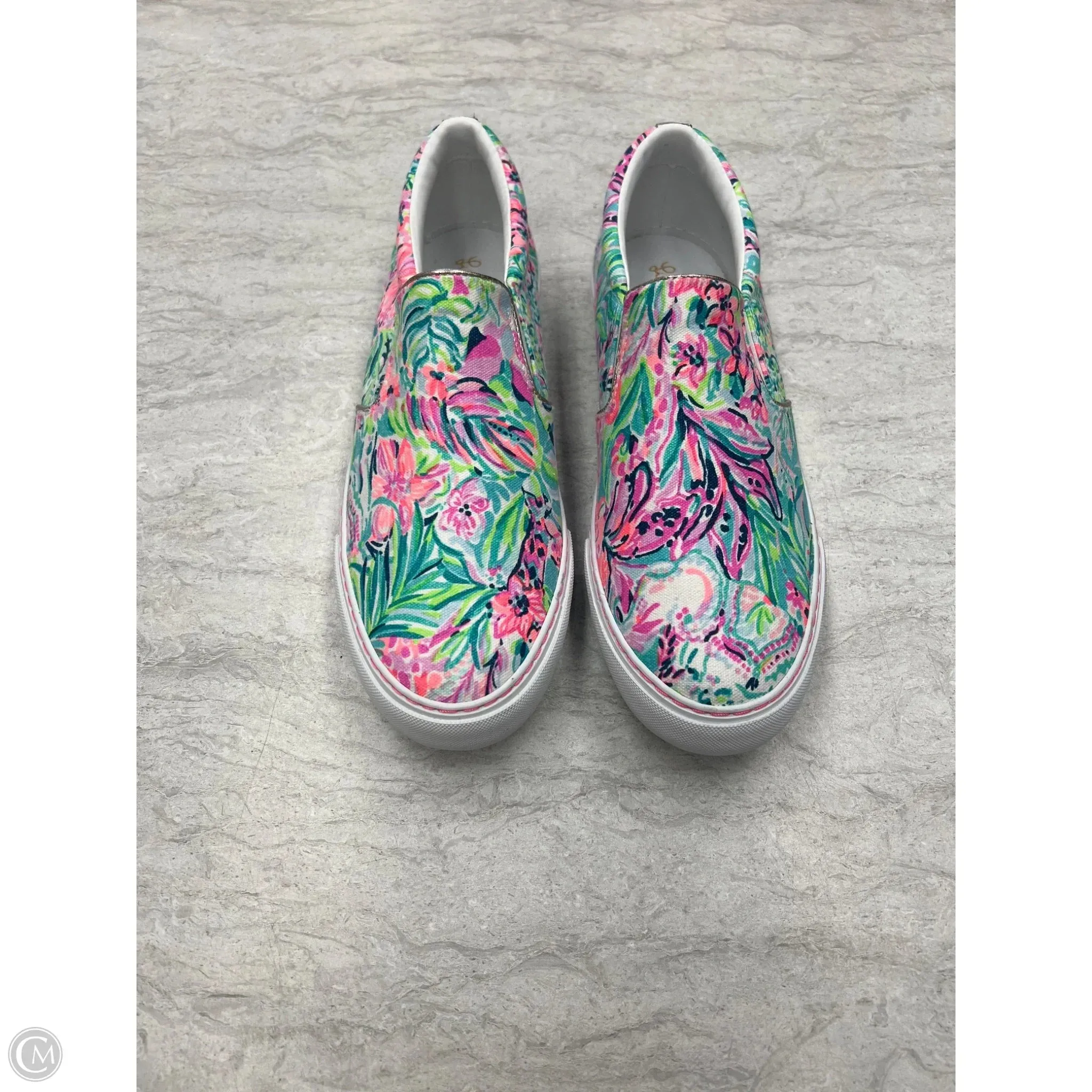 Reinforced Seams Garden Mood Shoes Designer By Lilly Pulitzer In Multi-colored, Size: 10