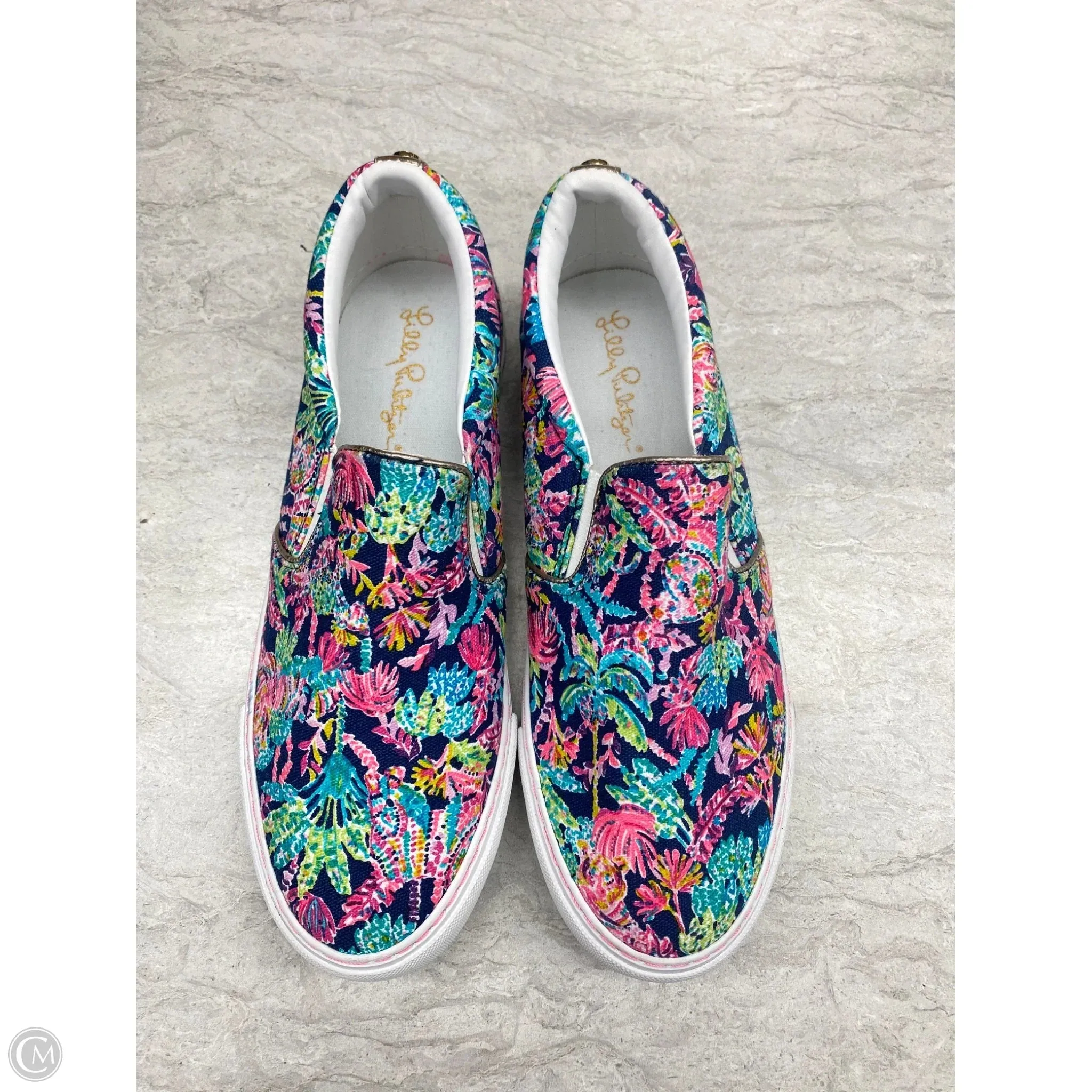 Shoes Designer By Lilly Pulitzer In Multi-colored, Size: 8 Dark Edge