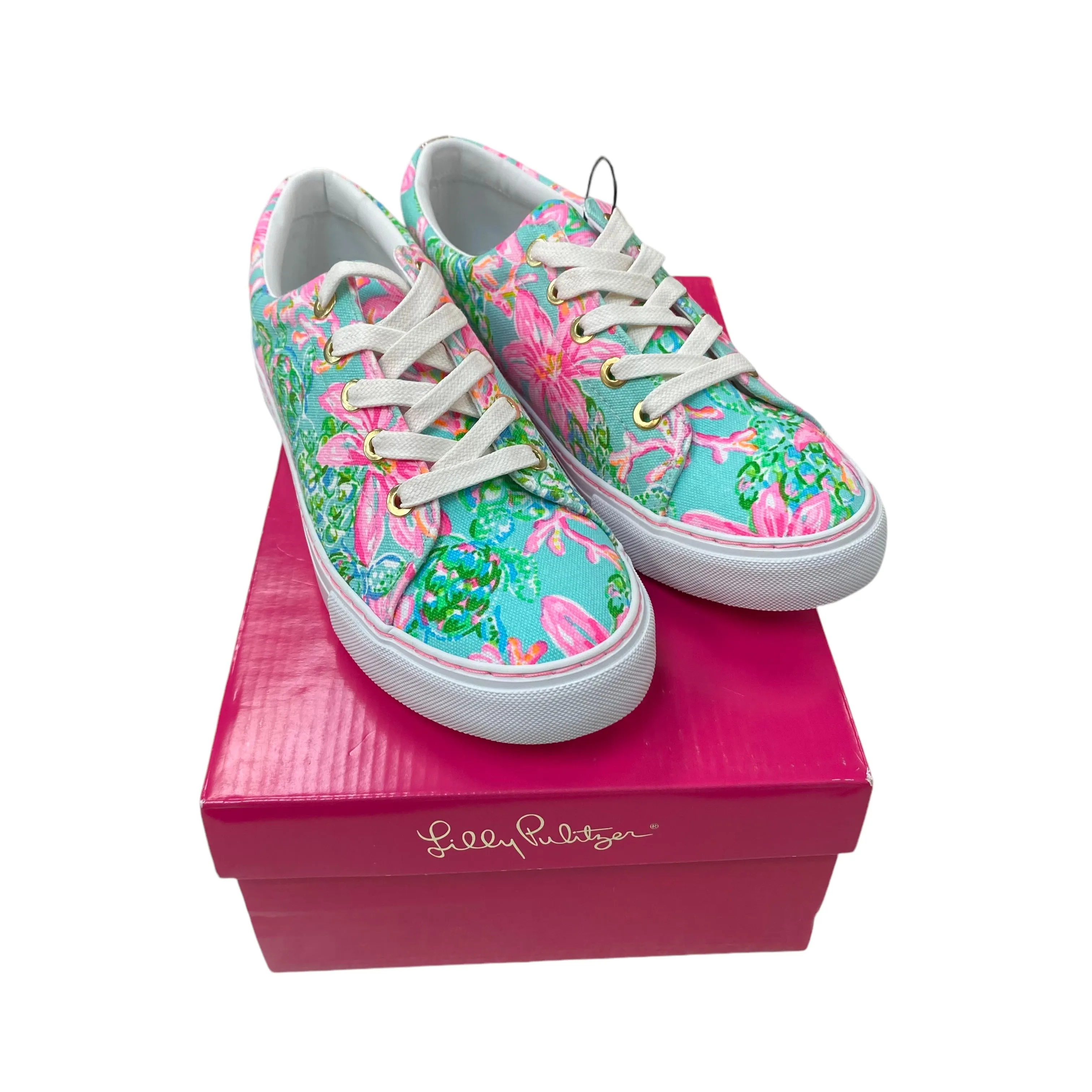 Shoes Designer By Lilly Pulitzer In Multi-colored, Size: 9 Feather Light Urban Stroll Comfort Curve