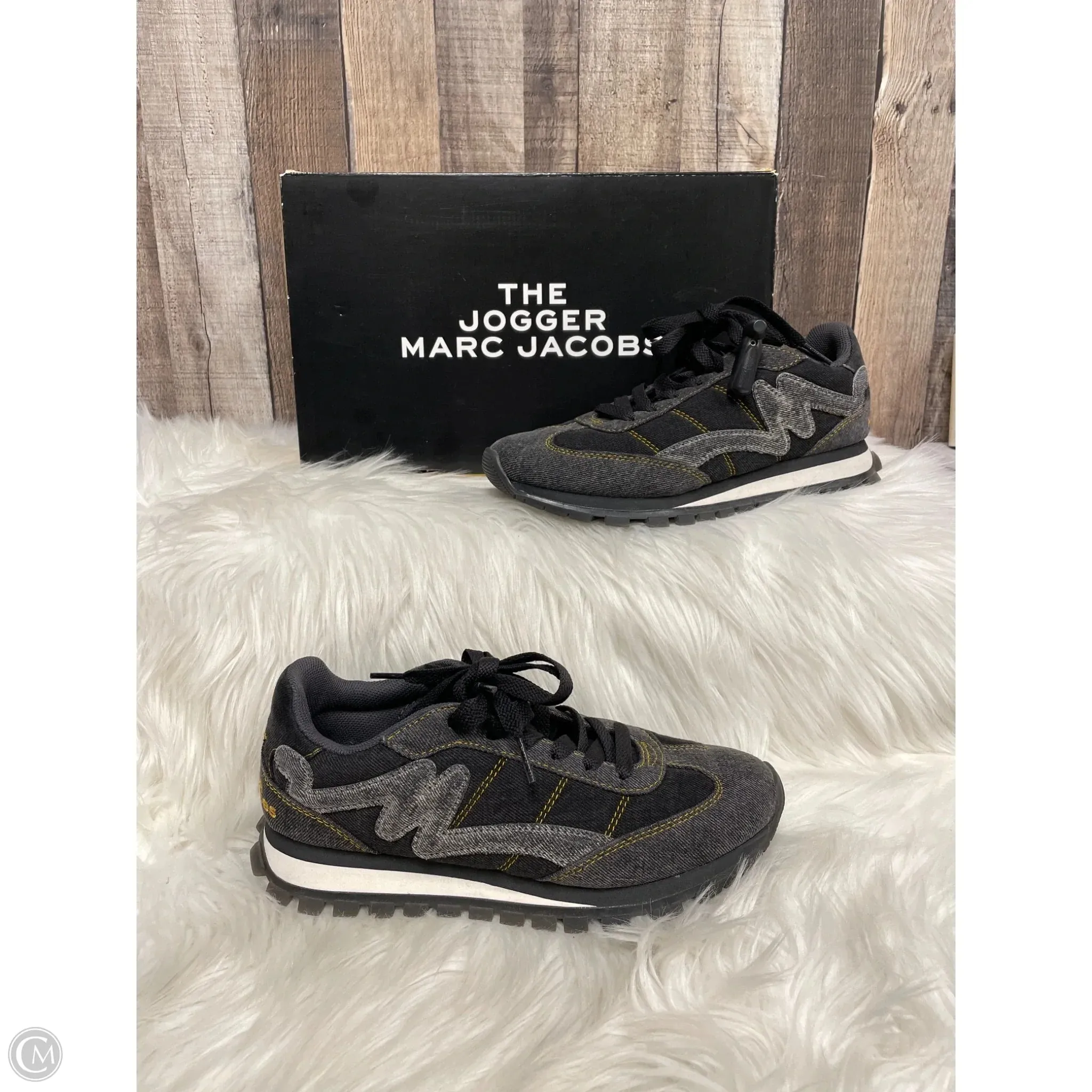 Shoes Designer By Marc Jacobs In Black & Grey, Size: 8 Hero Mode