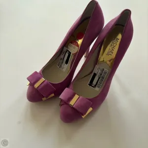 Shoes Designer By Michael Kors In Pink, Size: 9 Toe Guard Game Fit