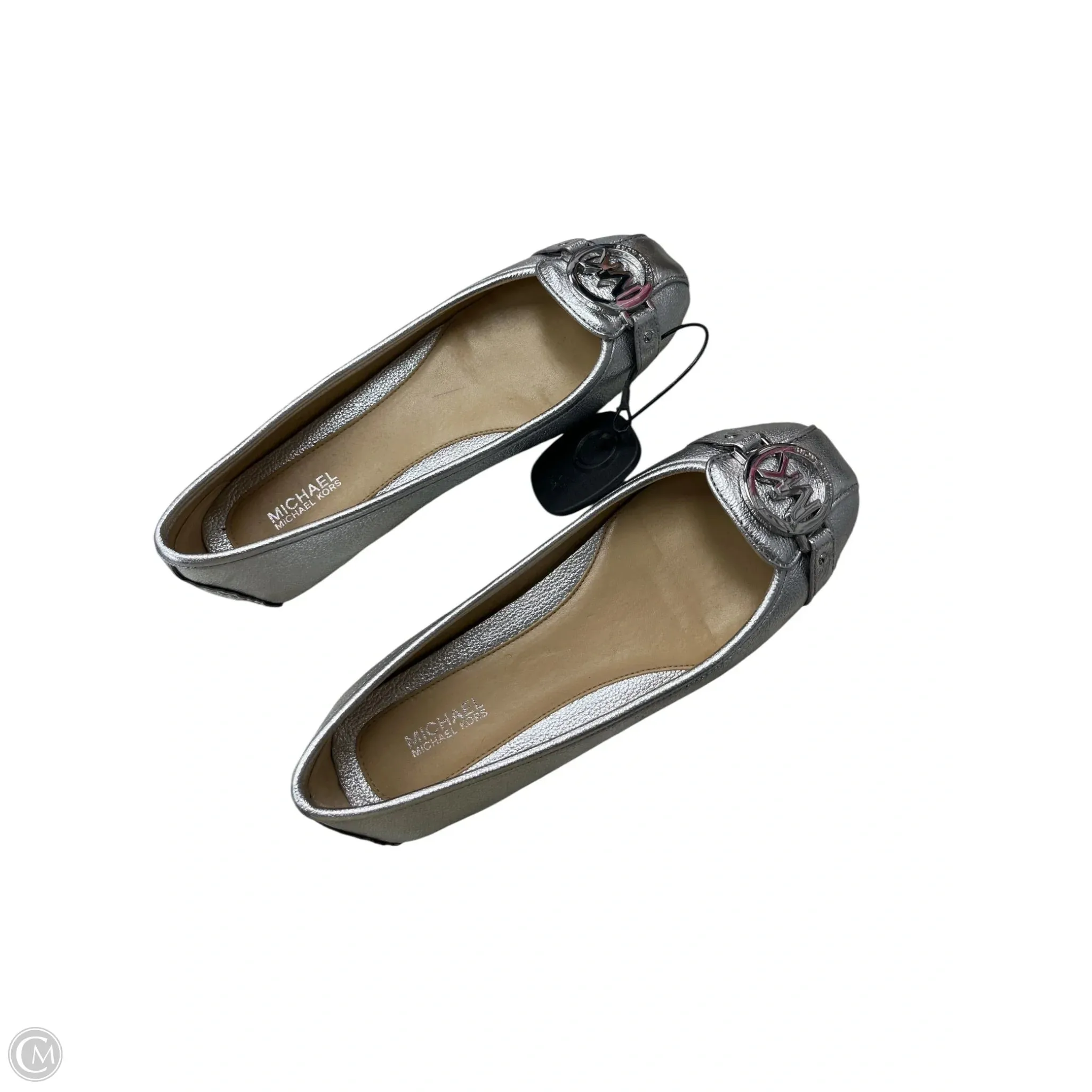 Shoes Designer By Michael Kors In Silver, Size: 7 Flexible Outsole Construction Arch Care