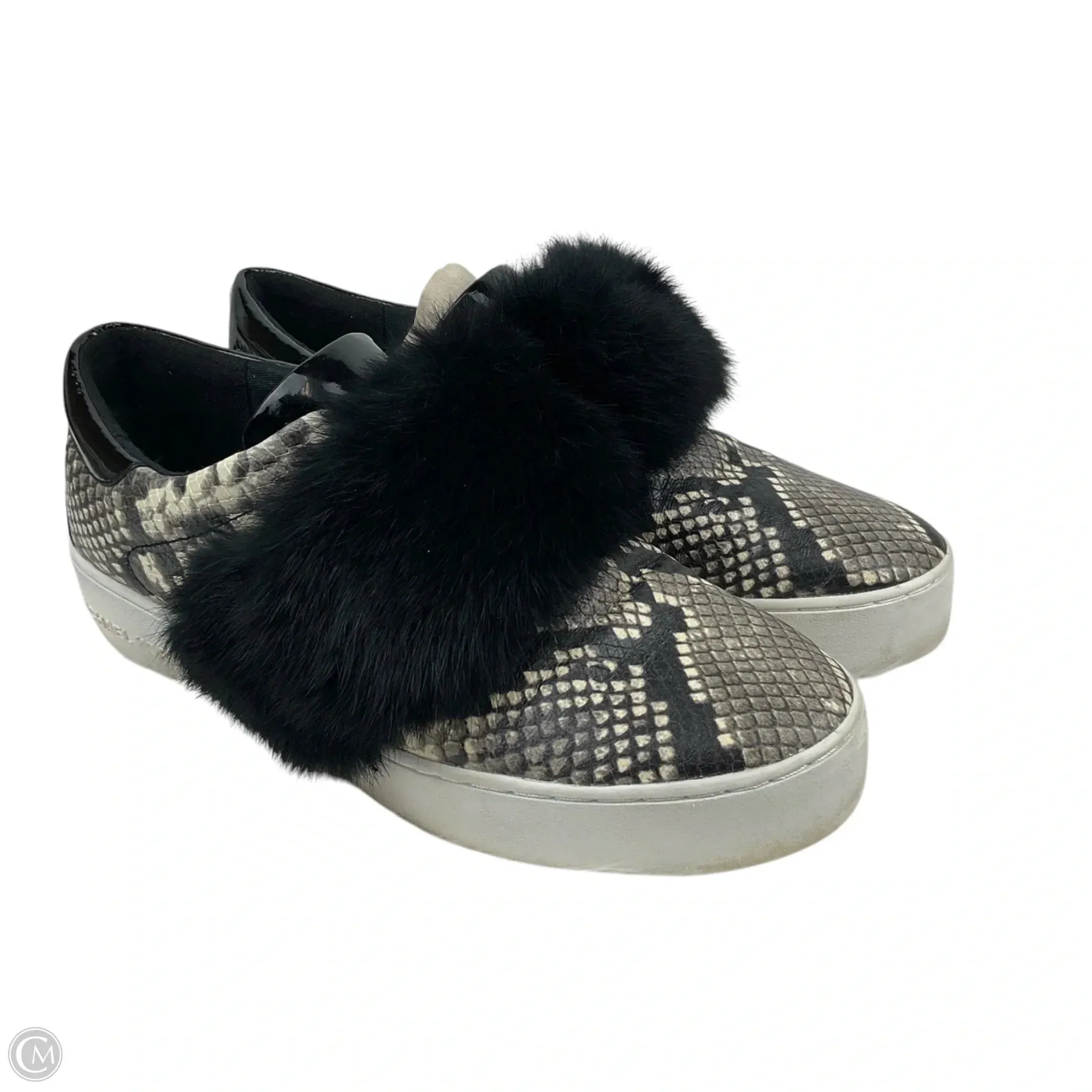 Shoes Designer By Michael Kors In Snakeskin Print, Size: 8 Contoured Footbed Breath Fresh