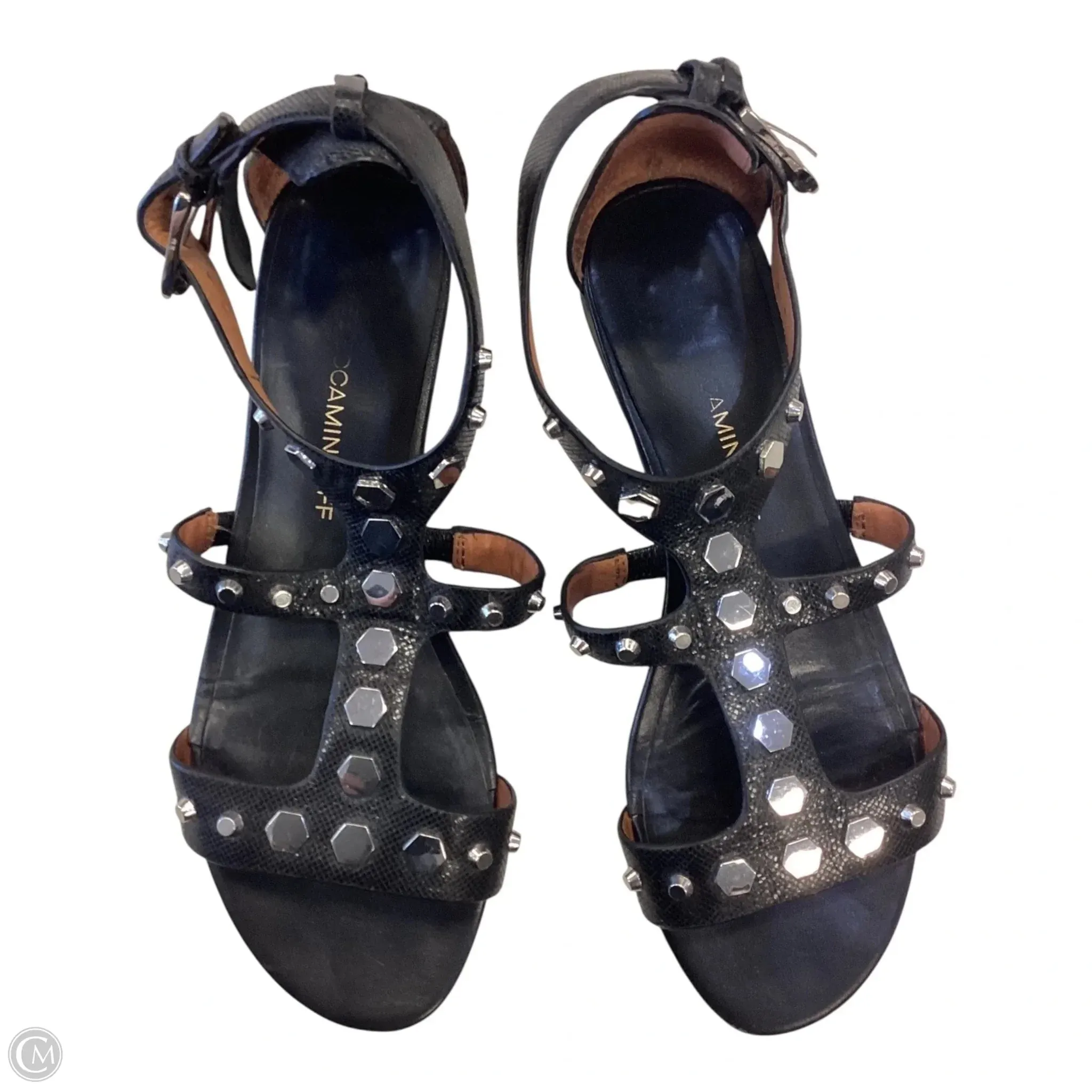 Wide Base Party Glow Shoes Designer By Rebecca Minkoff In Black, Size: 6