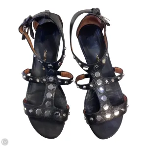 Wide Base Party Glow Shoes Designer By Rebecca Minkoff In Black, Size: 6