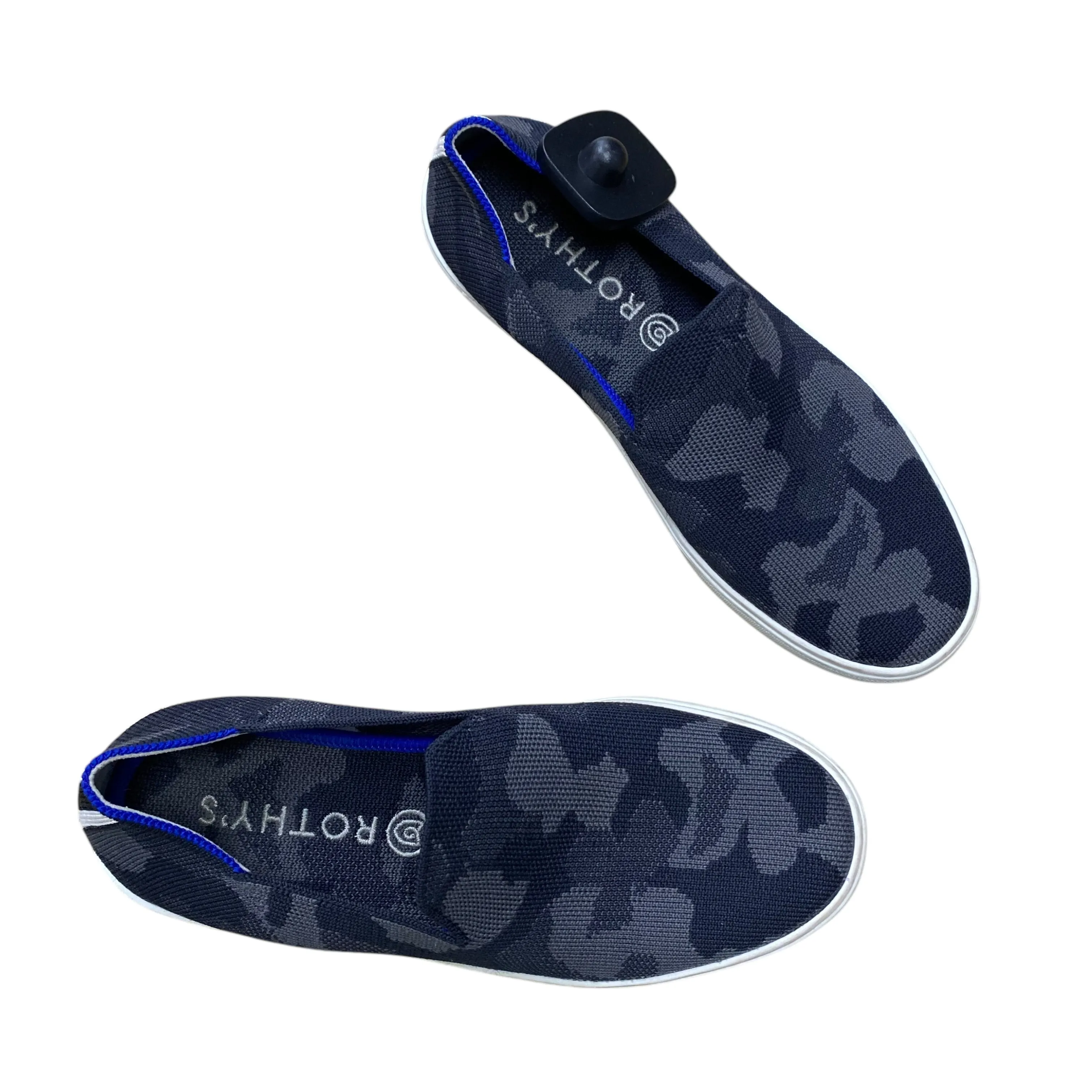 Shoes Designer By Rothys In Black & Grey, Size:7 Padded Comfort Wellness Seekers