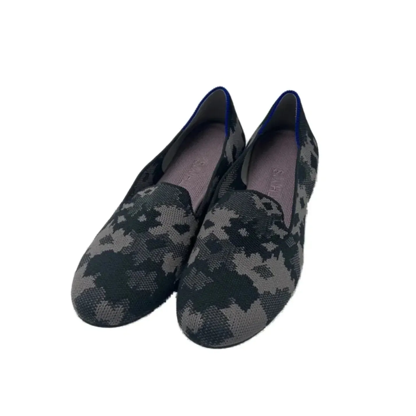 Shoes Designer By Rothys In Grey & Purple, Size: 9 Bounce Edge Mind Ease