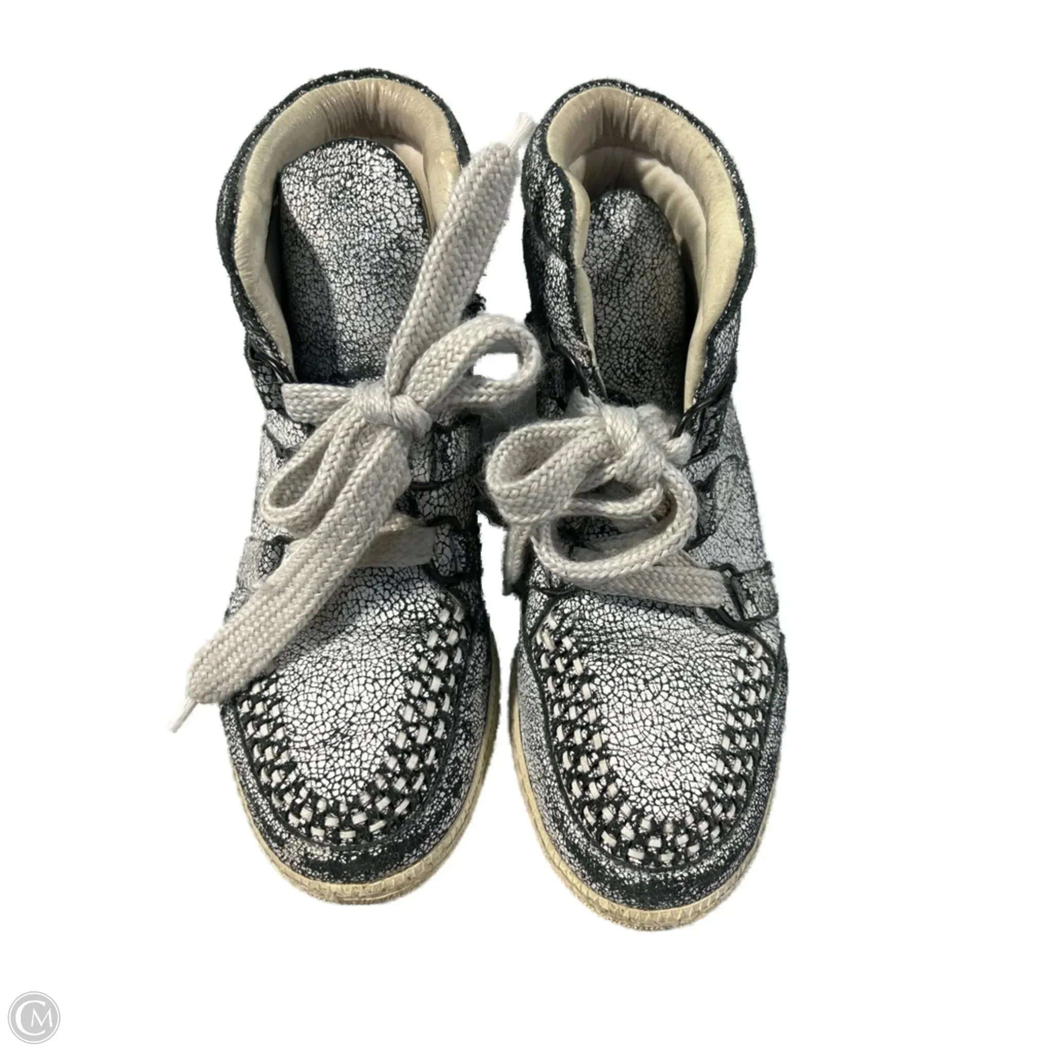 Mix Hue Shoes Designer By Sandro In Black & White, Size: 9