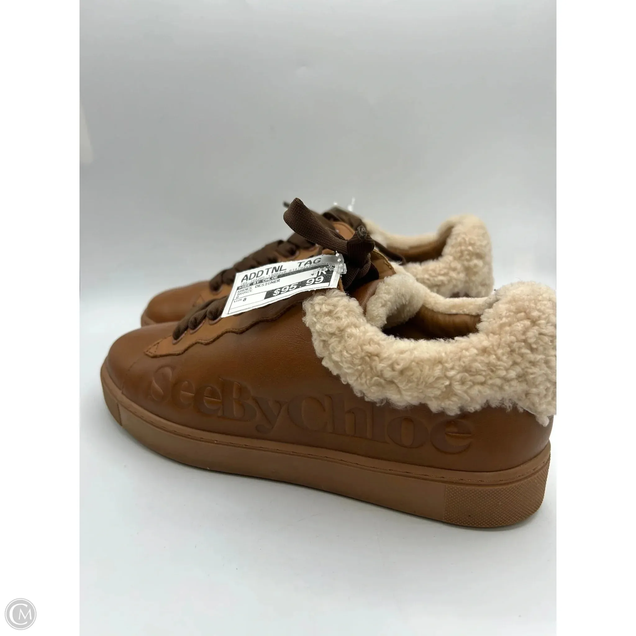 Shoes Designer By See By Chloe In Bronze, Size: 8 Comfort support Flexible Fit Frequent Travelers