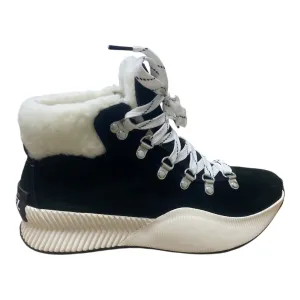 Sustainable Vegan Material Reinforced Heel Cup Shoes Designer By Sorel In Black, Size:7.5