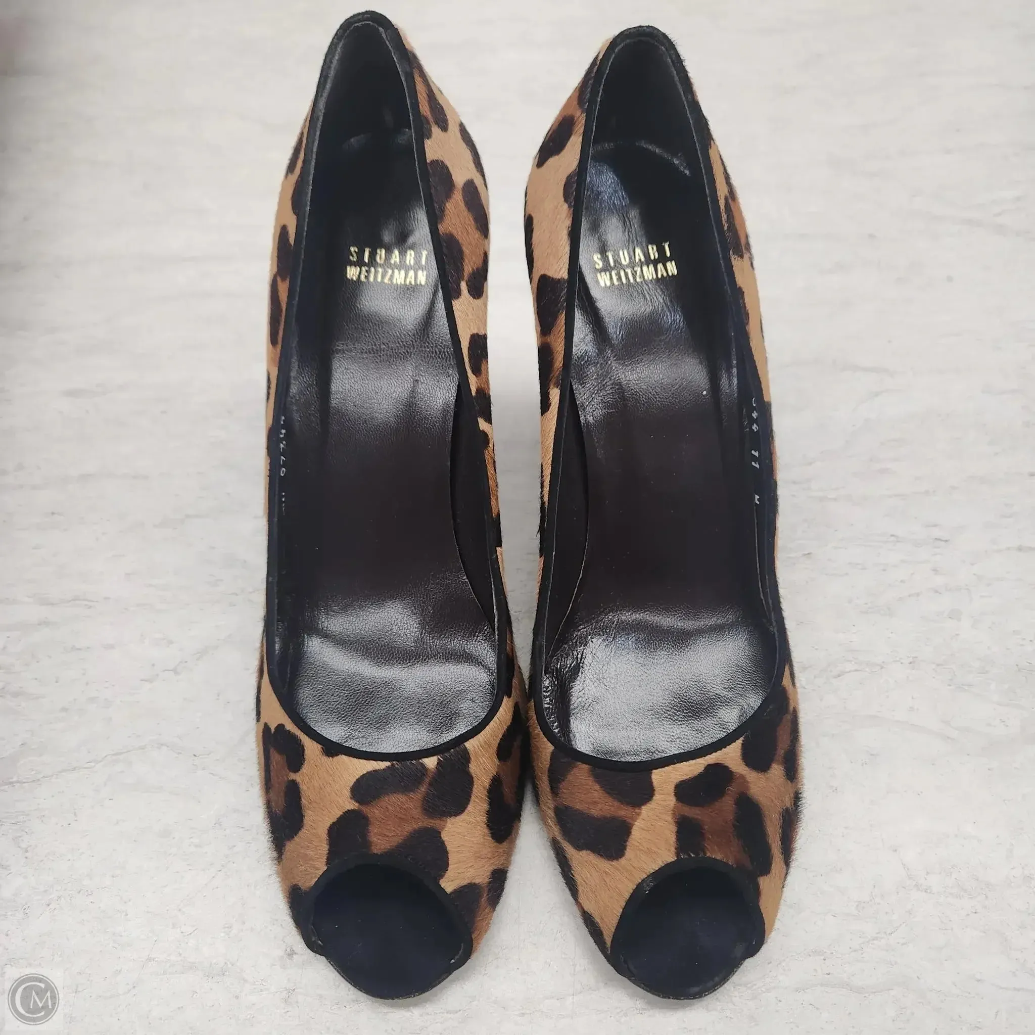 Viral Pop Shoes Designer By Stuart Weitzman In Animal Print, Size: 11
