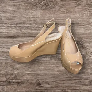 Comfort Wedge Lake Step Shoes Designer By Stuart Weitzman In Beige, Size: 7.5