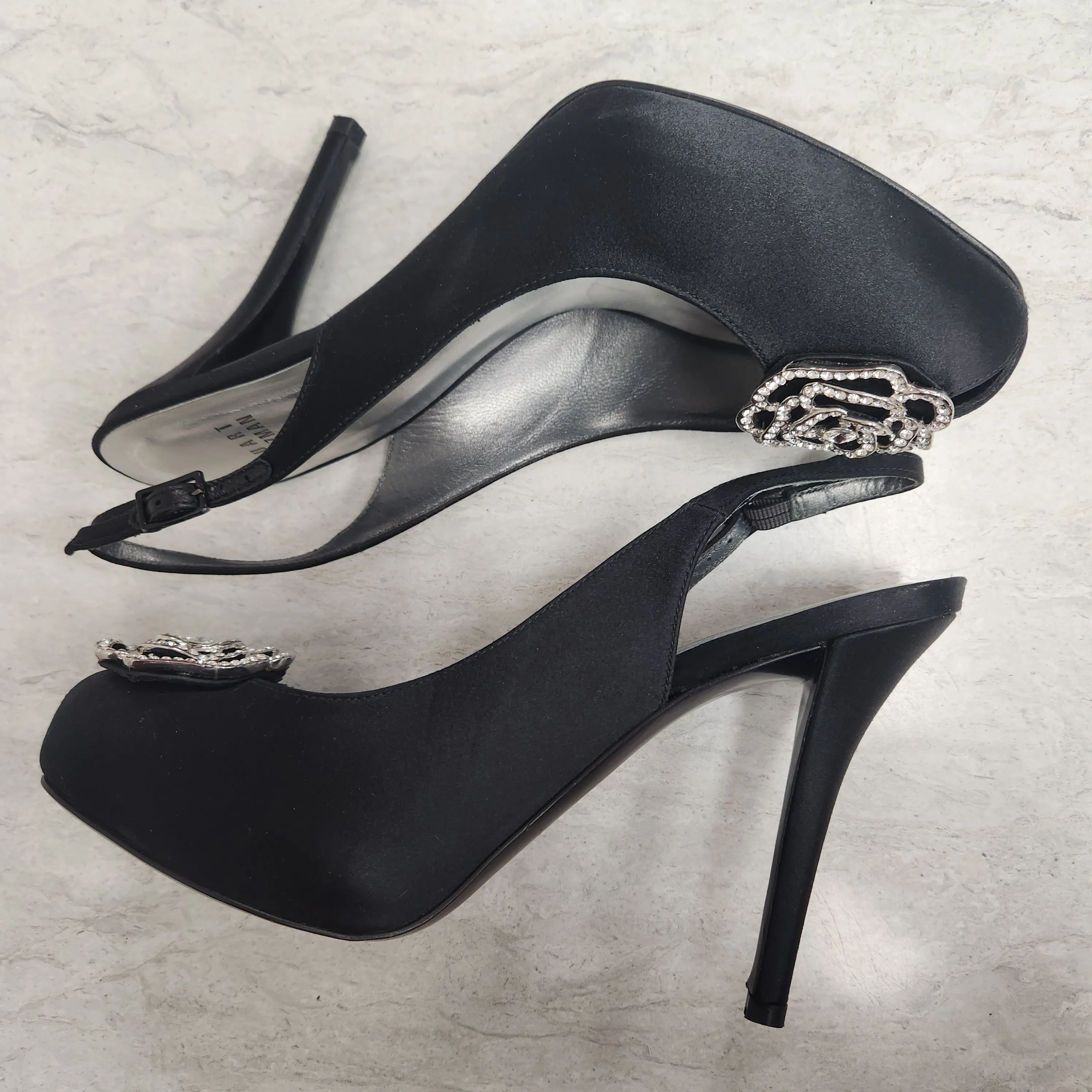 Shoes Designer By Stuart Weitzman In Black, Size: 7 Neo Pop Height Plus