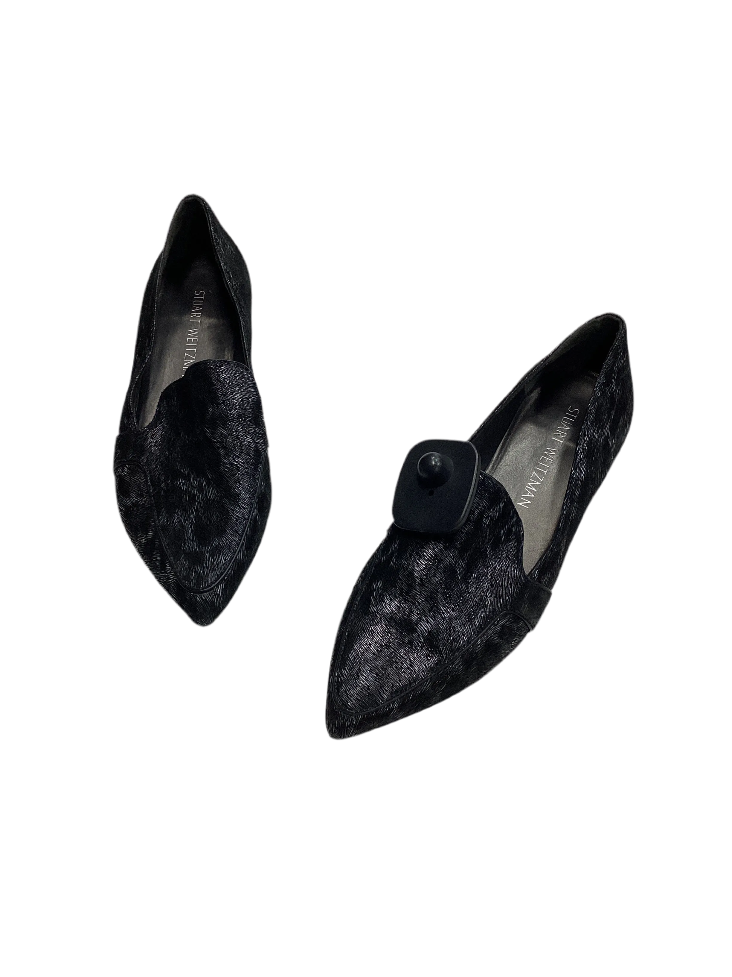 Blown Rubber Outsole Minimalist Aesthetic Design Shoes Designer By Stuart Weitzman In Black, Size:6