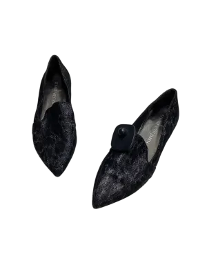 Blown Rubber Outsole Minimalist Aesthetic Design Shoes Designer By Stuart Weitzman In Black, Size:6