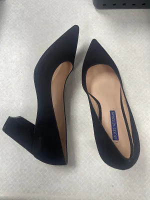 Wide toe box Ultra Light Trail Running Shoes Designer By Stuart Weitzman In Black, Size:7.5