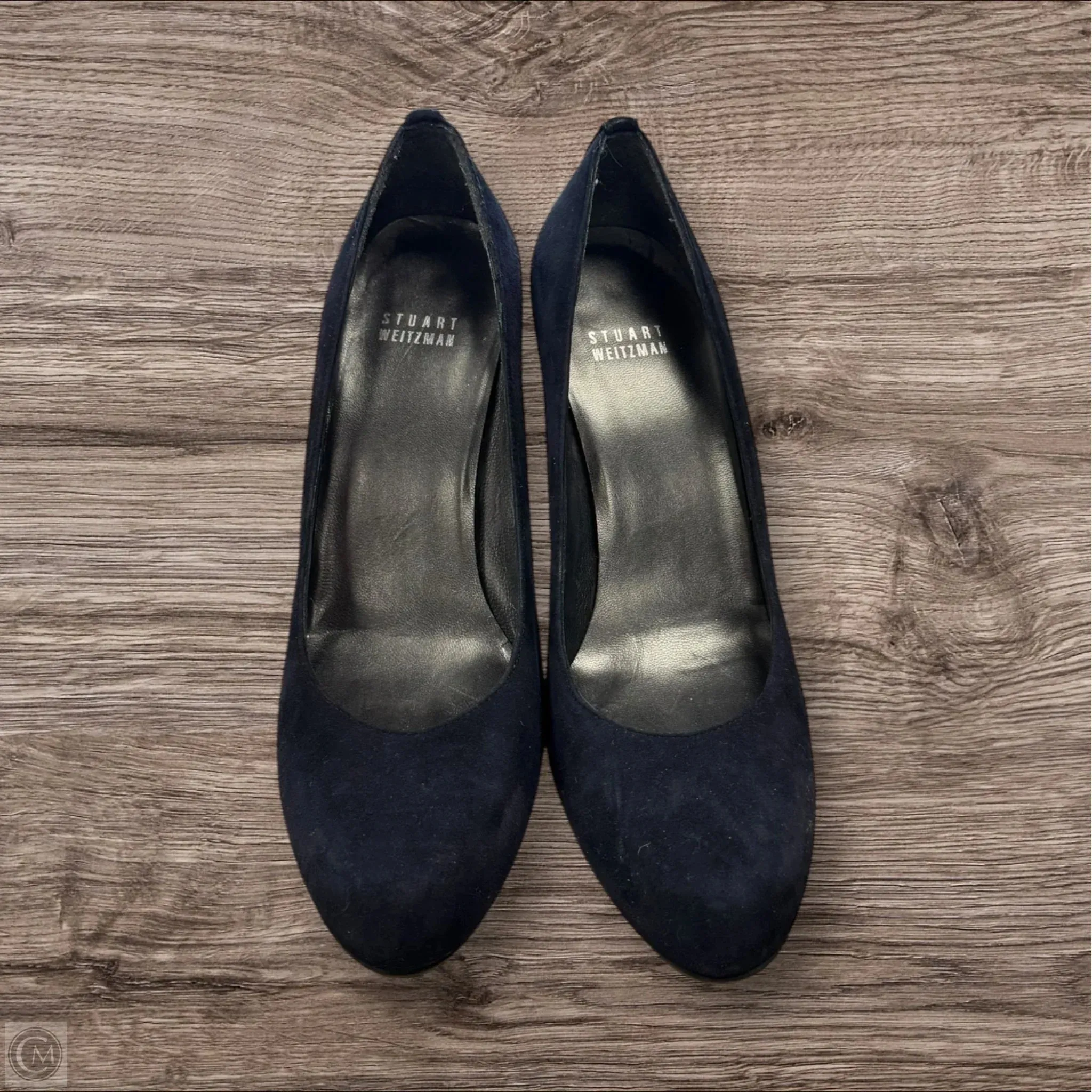 Shoes Designer By Stuart Weitzman In Navy, Size: 8 Elastic Anti Slip Outsole