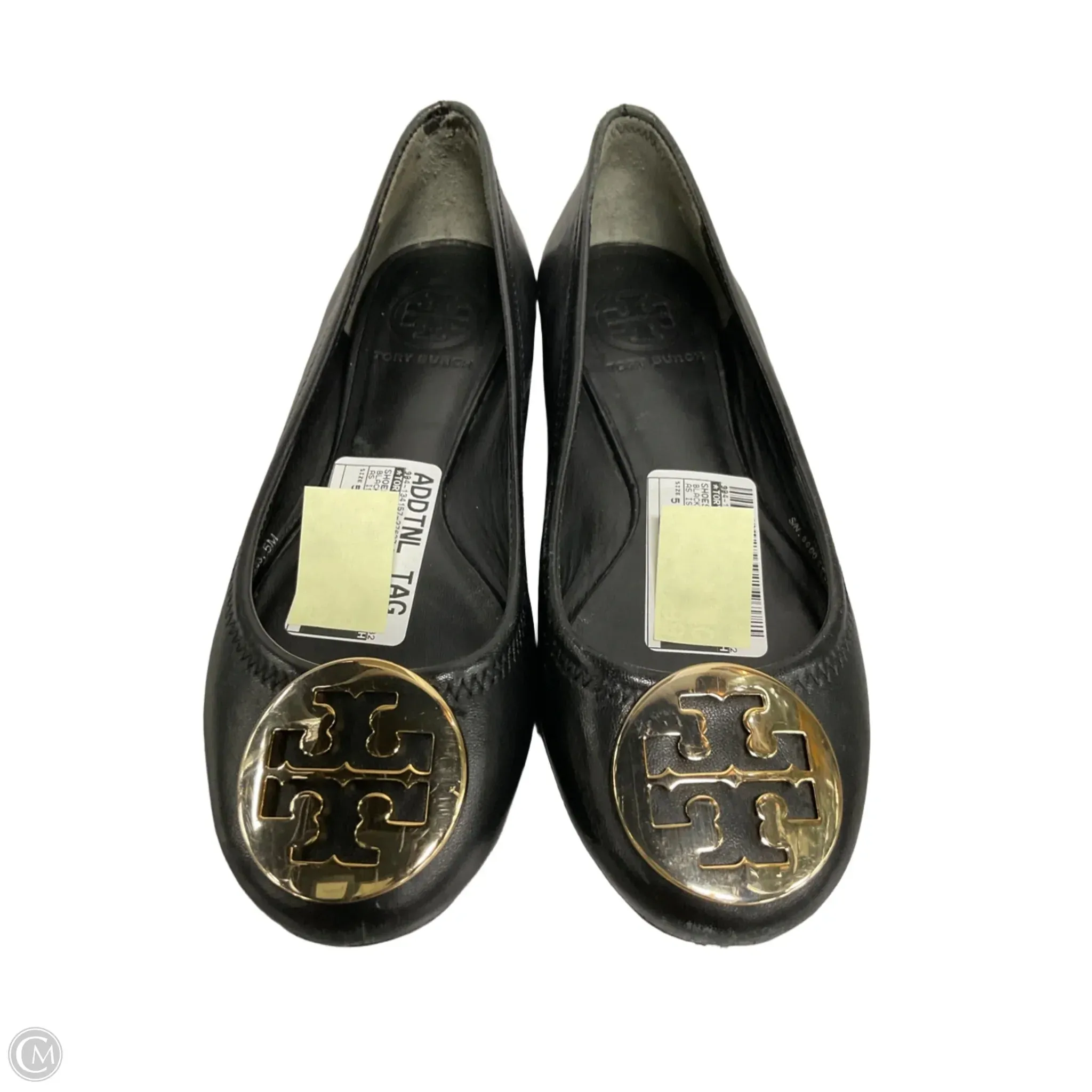 Compression Molded Midsole Shoes Designer By Tory Burch In Black, Size: 5