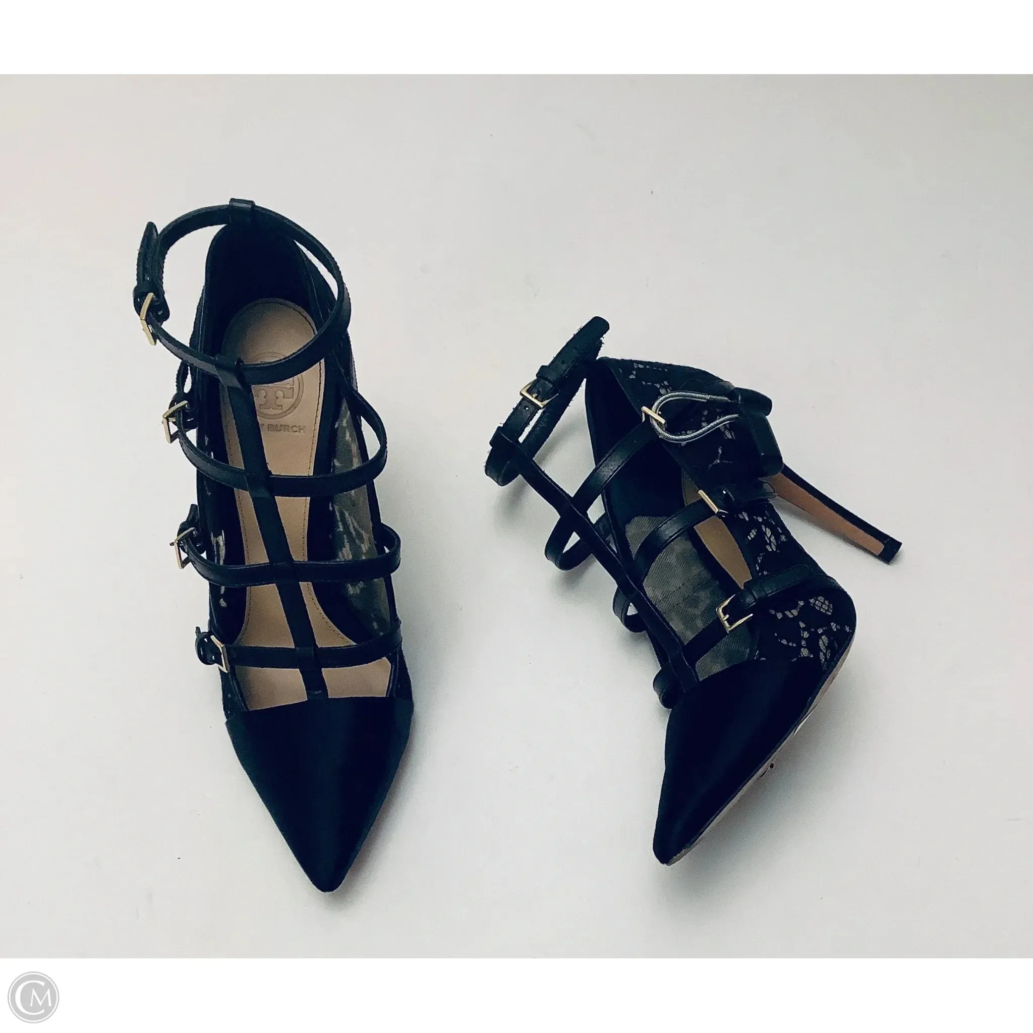 Shoes Designer By Tory Burch In Black, Size: 7.5 Stretchable Material