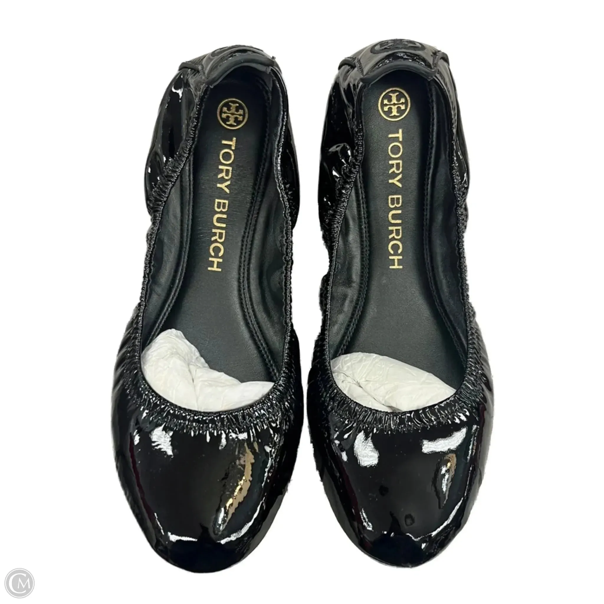 Non Binding Collar Padding Bone Aid Shoes Designer By Tory Burch In Black, Size: 9.5