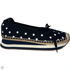 Shoes Designer By Tory Burch In Blue & White, Size: 6.5 Stud Cool