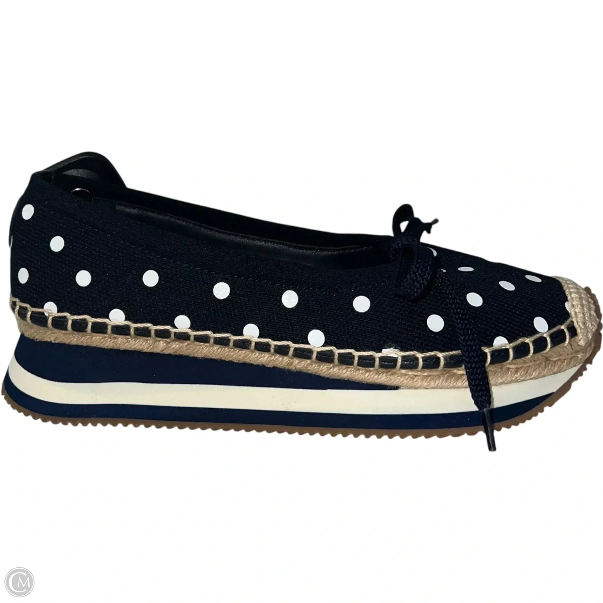 Shoes Designer By Tory Burch In Blue & White, Size: 6.5 Stud Cool