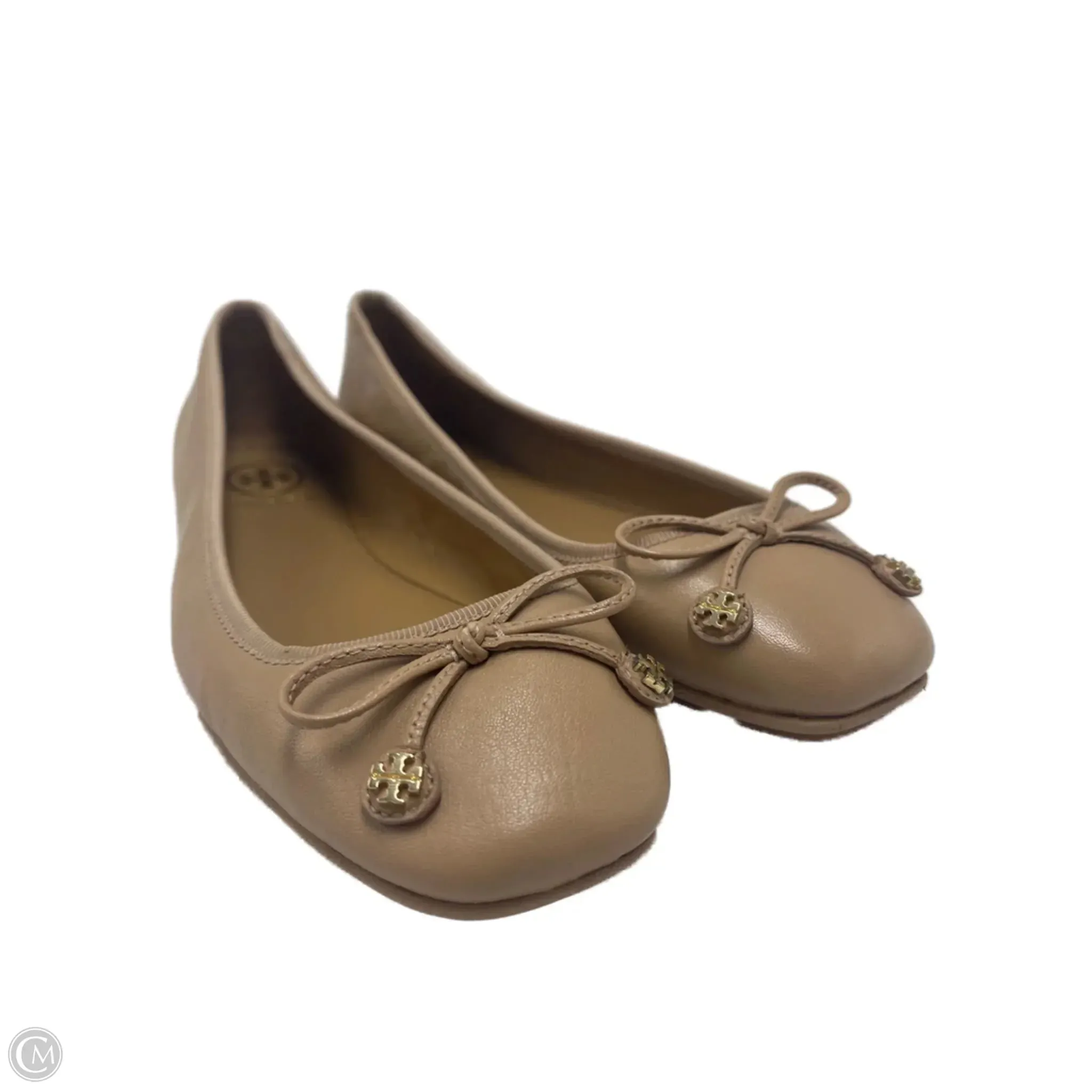 Shoes Designer By Tory Burch In Tan, Size: 6.5 Fresh Tone Bold Tone