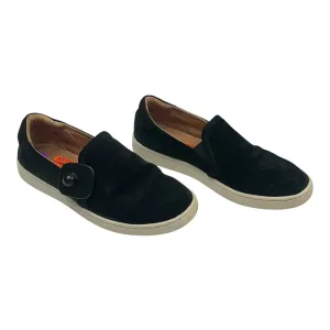 Memory Foam Casual Wear Waterproof Daily Walk Shoes Designer By Ugg In Black, Size: 8